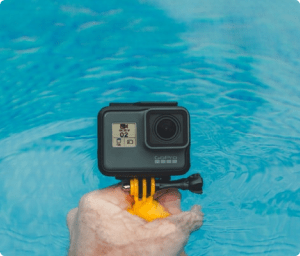 Picture of an action camera