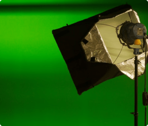 Picture of a green screen