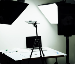Picture of a photoshoot set